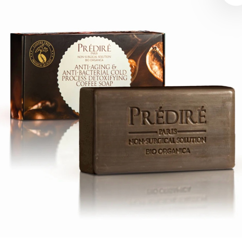 PREDIRE - Anti-Aging Cold Process Detoxifying Coffee Soap - Brown NEW Unopened